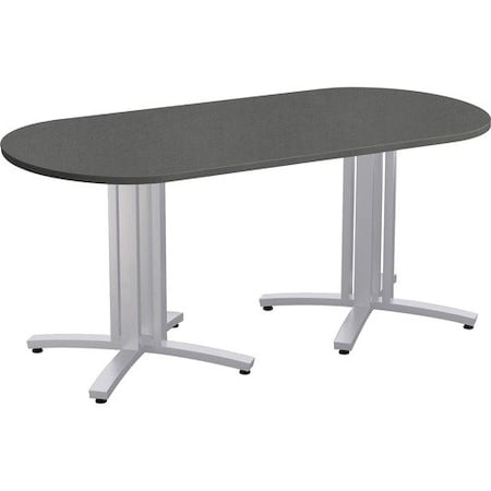 Special-T Table, Racetrack, 42inWx84inLx29inH, Steel Mesh SCTS4XCTR4284SM